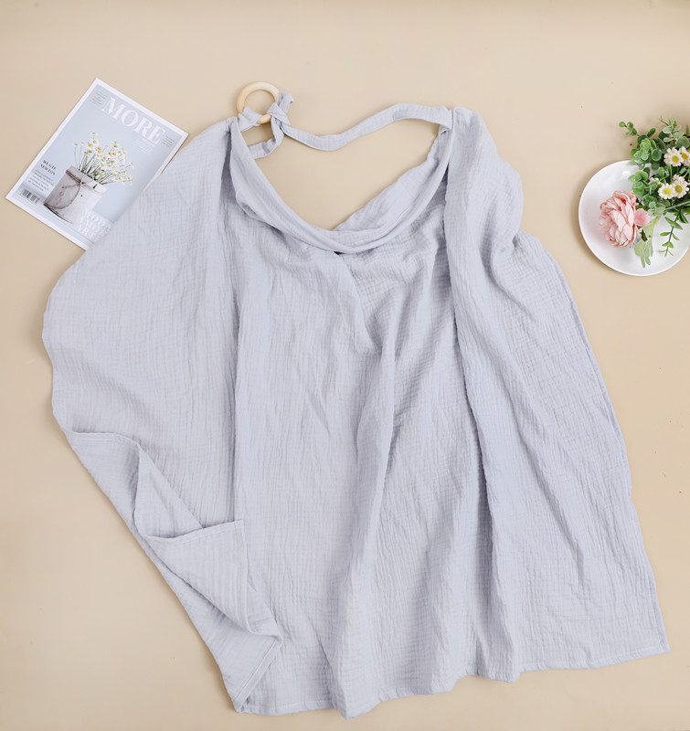 100% algodão mãe outing amamentação capa musselina alimentação do bebê xale de enfermagem ajustável privacidade avental carrinho cobertor