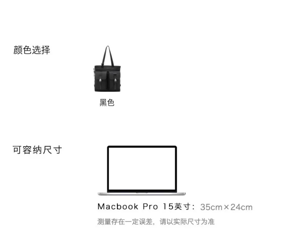 Ballistic nylon alpha Bravo series Modern style for daily commuting, waterproof and wear-resistant 232765