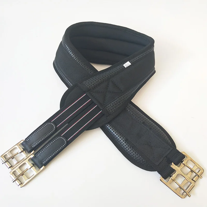 Forniture equestri cintura pancia cavallo cintura pancia in pelle ibisco imbracatura da sella fibbia completa cintura pancia cavallo