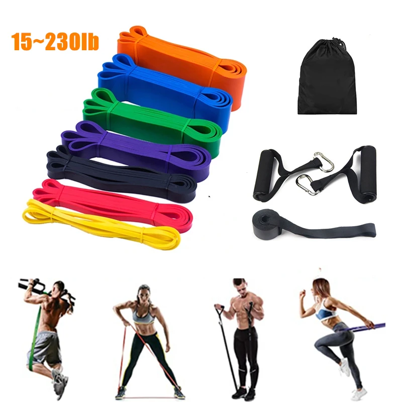 Latex Stretch Resistance Nhạc Expander Ban Nhạc Đàn Hồi Cho Thể Thao Kéo Lên Hỗ Trợ Ban Nhạc Nhà Tập Thể Dục Pilates Phòng Tập Thể Dục Thiết Bị