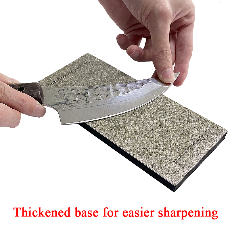 Mới Dày Không Trơn Trượt Đá Kim Cương Dao Nhà Bếp Hệ Thống Đo Nét Dụng Cụ 15 Độ Mài Đá Mài Dao Đánh Bóng Da