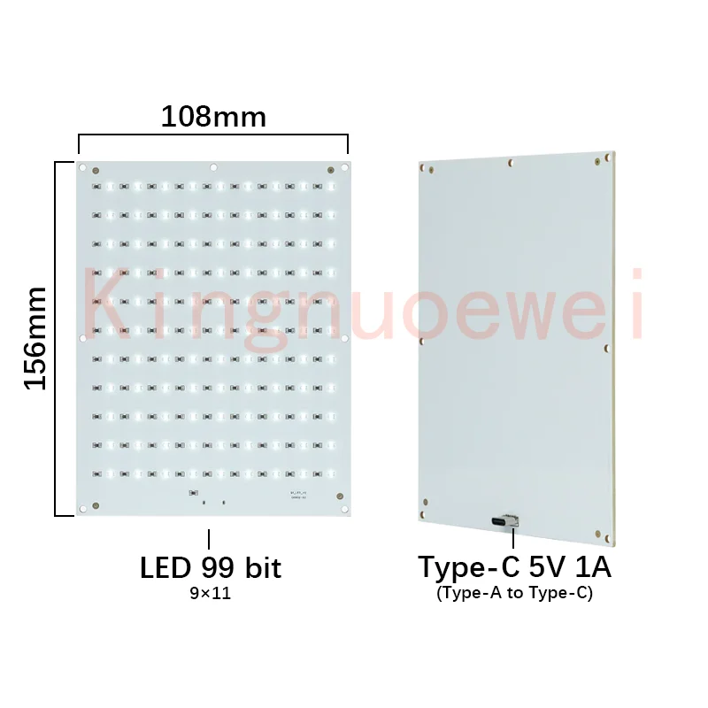 Bambu CMYK tablero de retroiluminación LED 99 bits leds usb c alimentado FAZ007 tablero de retroiluminación LED deithepano