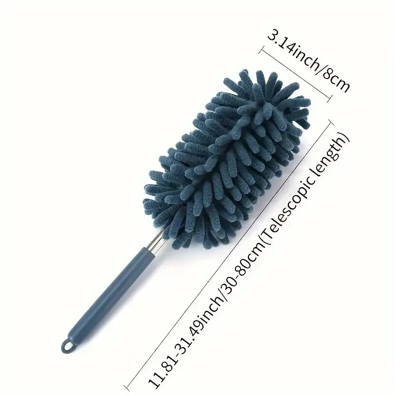 Mini Car Duster แปรงขยาย Bendable ไมโครไฟเบอร์ Dusting เครื่องมือสําหรับ Home และ Auto ภายในทําความสะอาดวัสดุเส้นใยโพลีเอสเตอร์