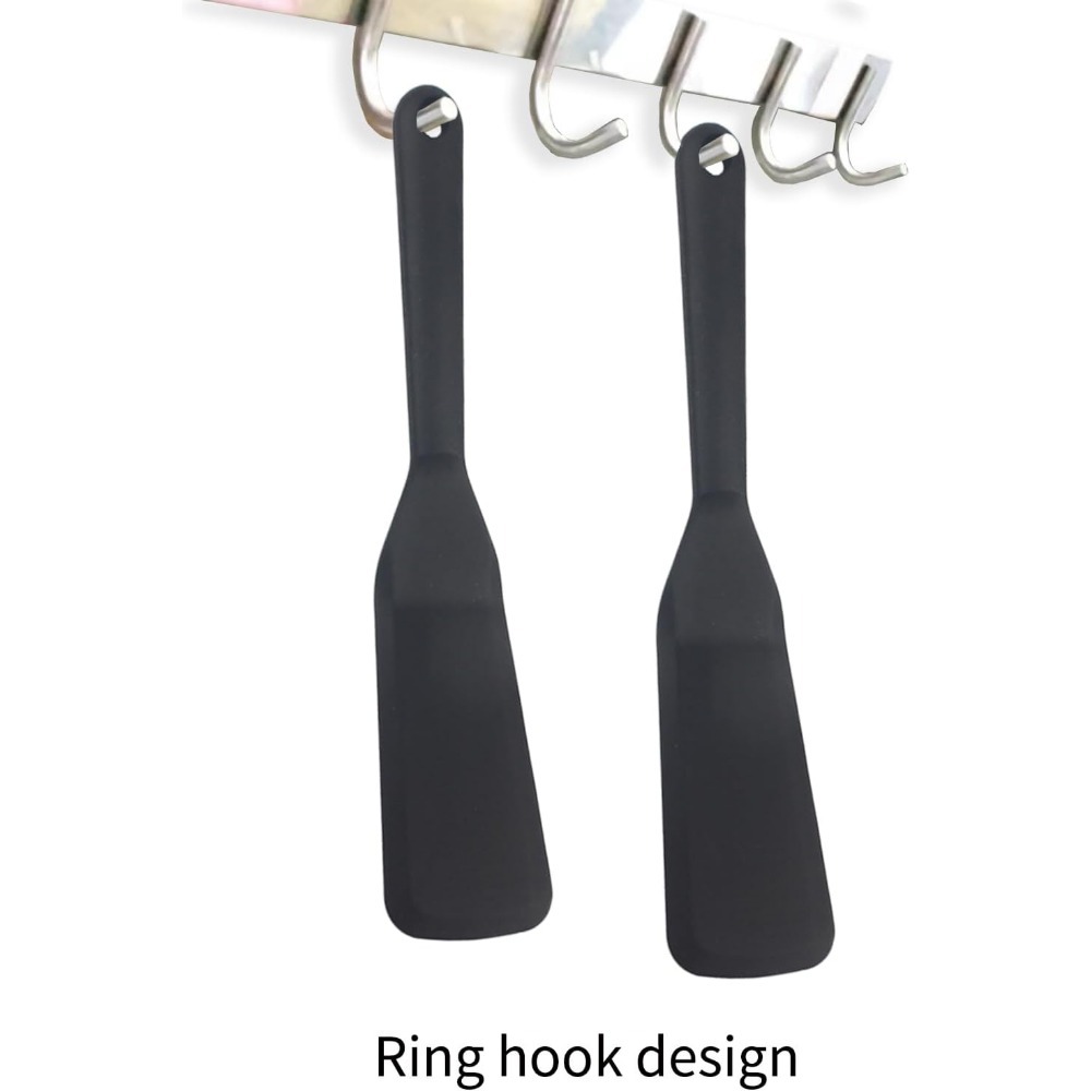 1PC Silikon Spatel Ei Omelett Crepe Brownie Dünne Gummi Spatel Set für Antihaft-Kochgeschirr