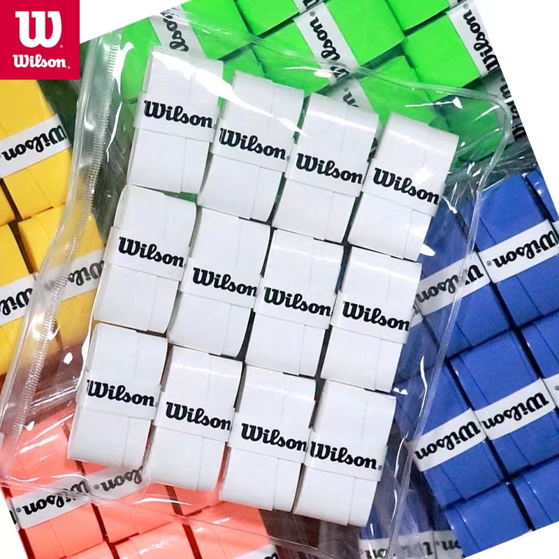 24/12 Pcs Wilson มือกาวลื่นเข็มขัดไม้เทนนิส Grip เทป Anti-SLIP Band Fishing POLE Sweatband PU Handle