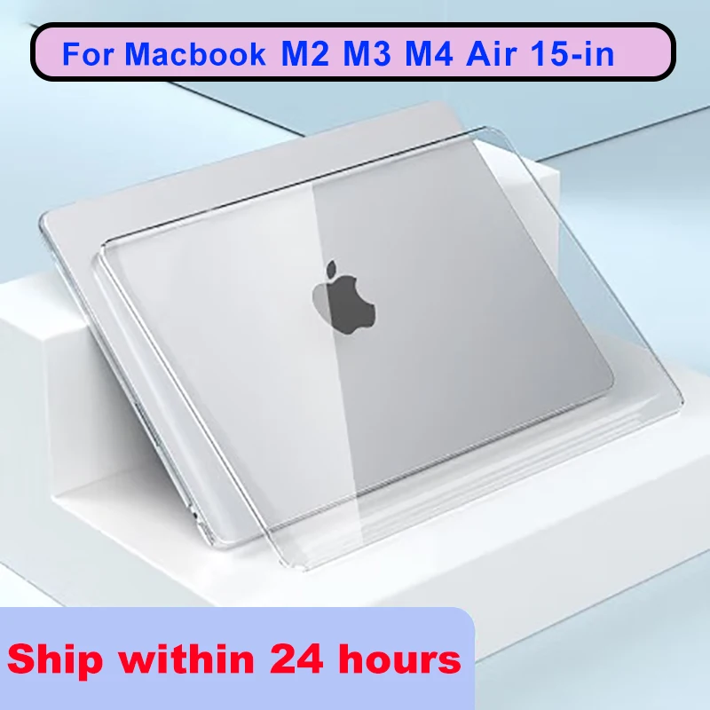 Laptop-Hüllen für MacBook Air 15 Hülle M4 2025 A3241 Touch ID Pasta MacBook Air 15,3 Zoll 2024 M3 A2941 M2 2023 A3114 Funda Shell