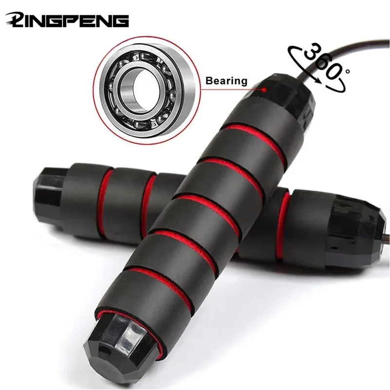 Cuerda para saltar con rodamientos de bolas, Cable de cuerda para saltar rápido para ejercicio aeróbico, entrenamiento de velocidad, entrenamiento de resistencia de salto extremo