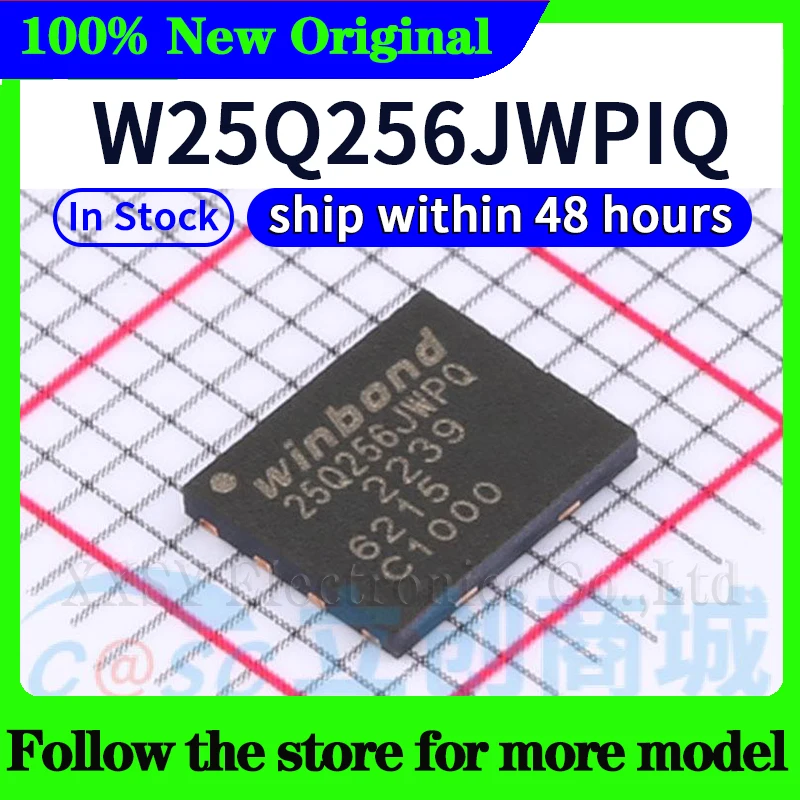 W25Q256JVEIQ W25Q256JVFIQ W25Q256JWEIQ W25Q256JWPIQ W25Q256JWFIQ W25Q256JVFAM W25Q256JWPIM W25Q256FVEIG En stock 48 horas de envío