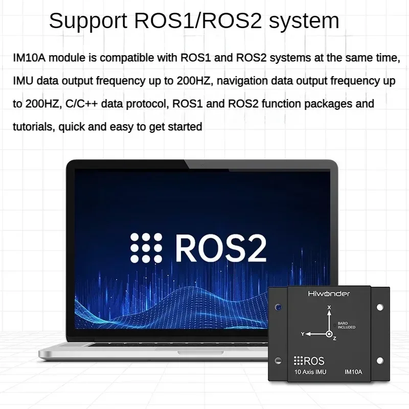 IMU Trägheitsnavigationsmodul ROS1/ROS2 Robot MEMS USB-Magnetometer 10-Achsen ARHS Haltungssensor für programmierbare Roboterteile
