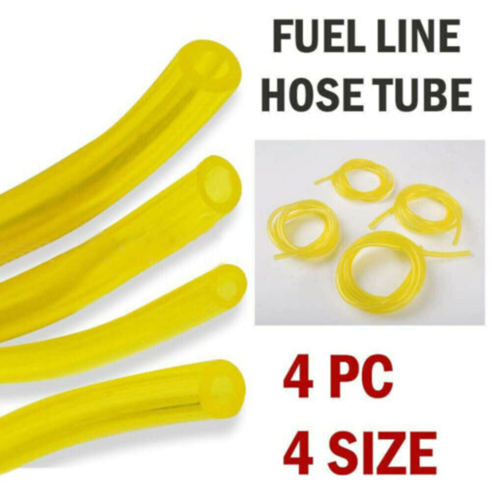 Tuyau de Carburant localité pour Débroussailleuse, Tondeuse, Scie à Chaîne, Souffleur, Débroussailleuse, 4 Pièces