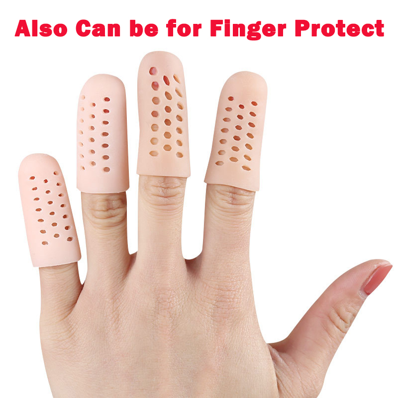 Pexmen 2Pcs/Pair Gel Toe Protectors Toe Caps Sleeve Prevent Blister Callus and Corn Relief Pain from Ingrown Toenails