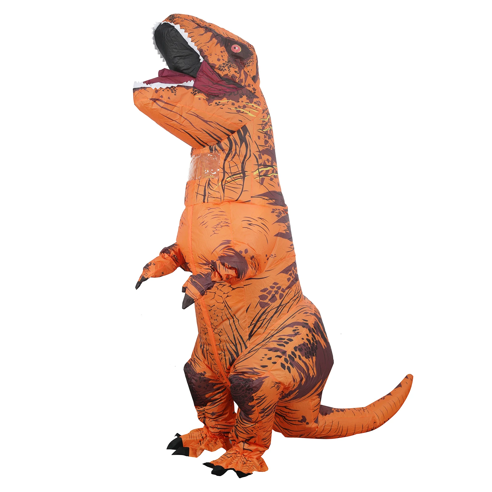ชุดไดโนเสาร์เป่าลมสำหรับขี่ T-Rex คอสตูมสำหรับผู้ใหญ่ชุดแฟนซีชุดปาร์ตี้มาสคอตวันฮาโลวีน