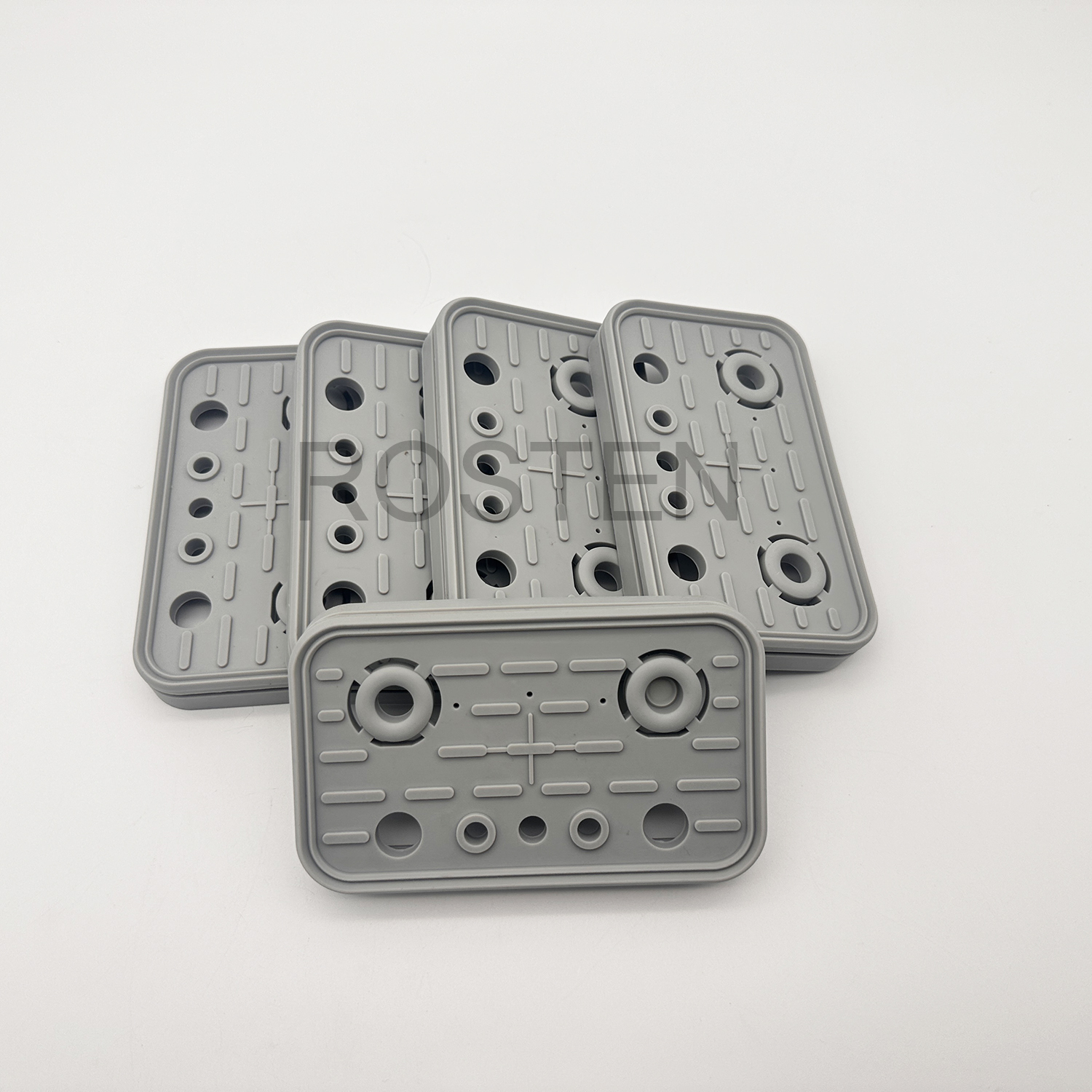 5pcs 125x75x17 CNC 머시닝 센터 Weeke Homag 상단 진공 패드 커버 고무 컵 포드 교체 플레이트 4-011-11-0073