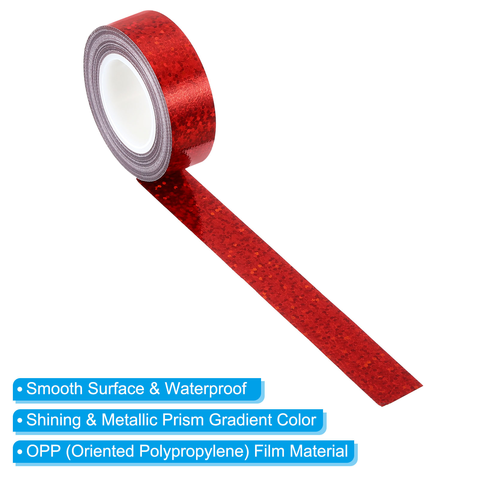 1/2/4Pc Glitter Sparkle Tape 15mmx5m Holographic Art Decorative Self-Adhesive Masking Tapes for DIY Scrapbook Art Craft Wrapping