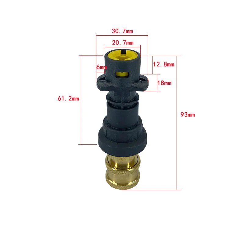 Upgraded Adapter Nozzle Set for Karcher K2-K7 Series Pressure Washer Enhanced Durability Easy Installation Replacement Parts Acc