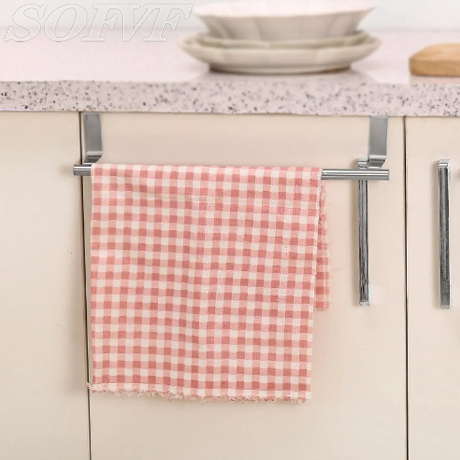 Portasciugamani in acciaio inossidabile 430, portasciugamani da bagno unipolare, portaoggetti per accessori sospesi