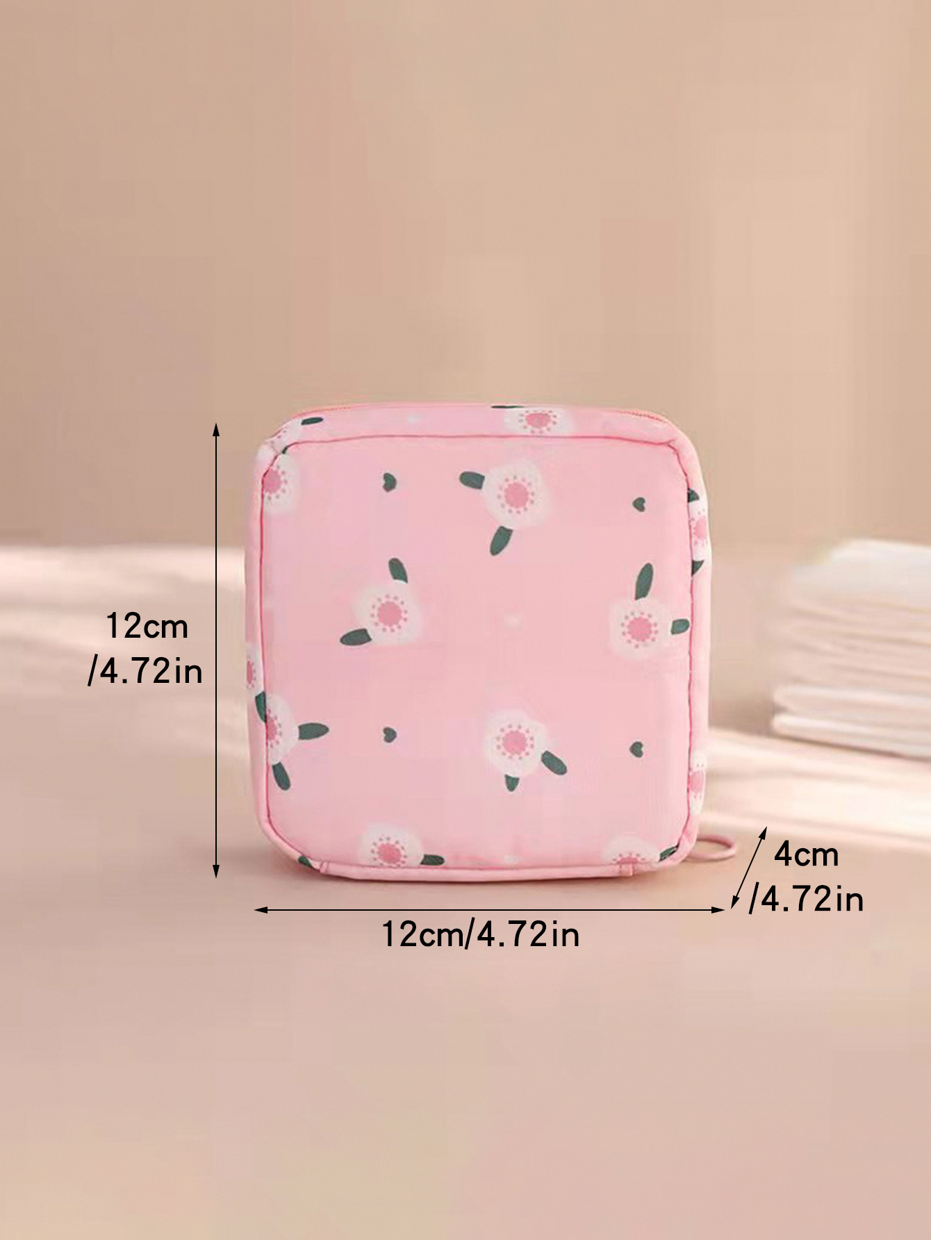 Borsa portaoggetti portatile impermeabile per assorbenti igienici, essenziale per il periodo mestruale, ideale per ragazze in viaggio