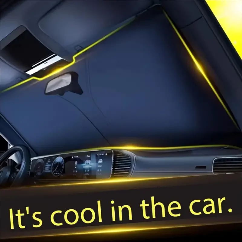 พับรถหน้าต่างบังแดด Sun Shade กระจก Visor Protector กระจก Auto UV ป้องกันผ้าม่านอุปกรณ์จัดแต่งทรงผม