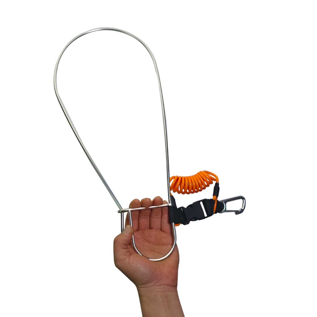 Super ปลาขนาดใหญ่ Stringer คลิปเหล็ก Core Lanyard Spearfishing เรือคายัคตกปลาดําน้ําปลาล็อคหัวเข็มขัด