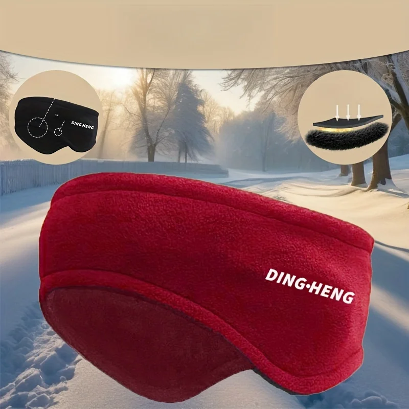 Orejeras para deportes de invierno, cálidas, a prueba de viento, para esquiar, ciclismo, diadema, Polar, protección para los oídos, correr, orejeras a prueba de frío