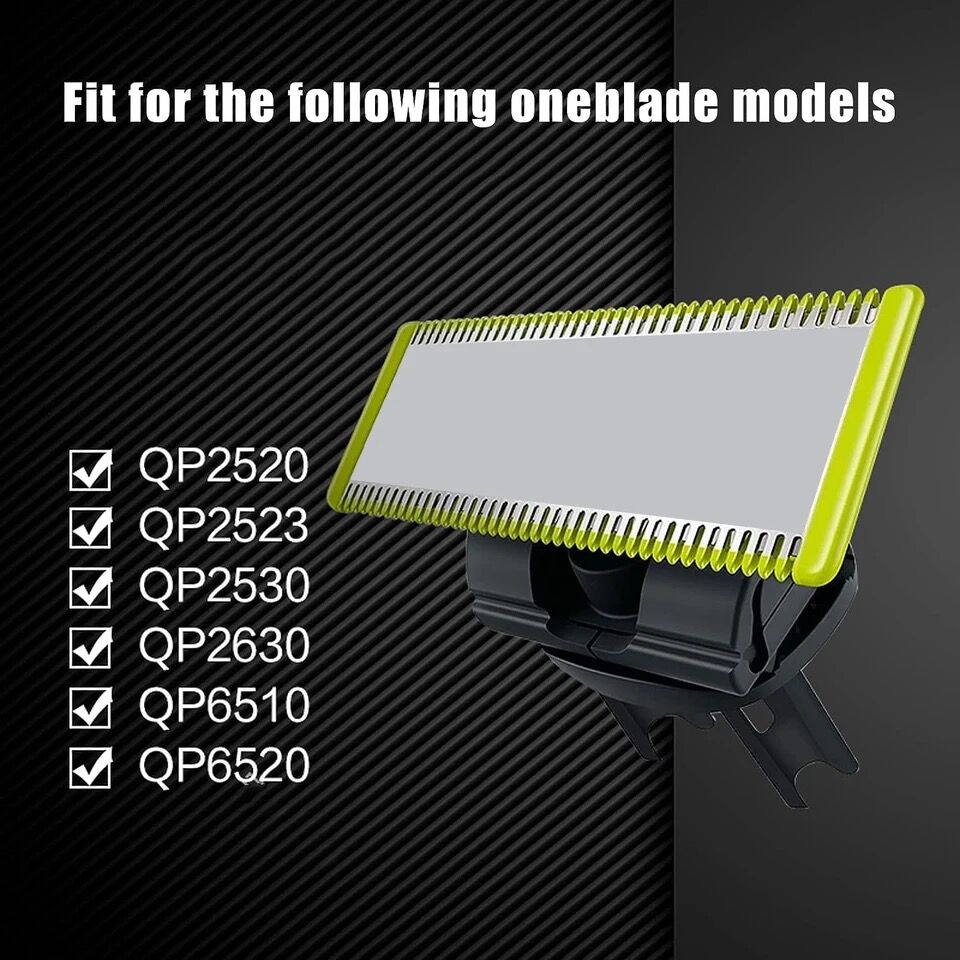 Rasierer-Ersatzklingen, kompatibel mit Philips One Blade QP2520 QP2630 QP2515 QP6510 QP6520 QP6530 Elektroschneider