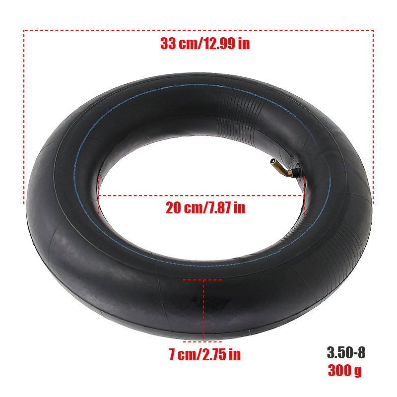 3.50 "X8" 3.50-8 3.5-8 3.50/8 binnenbanden band ZWART RUBBER BINNENBUIS RECHTE VALVE STEM