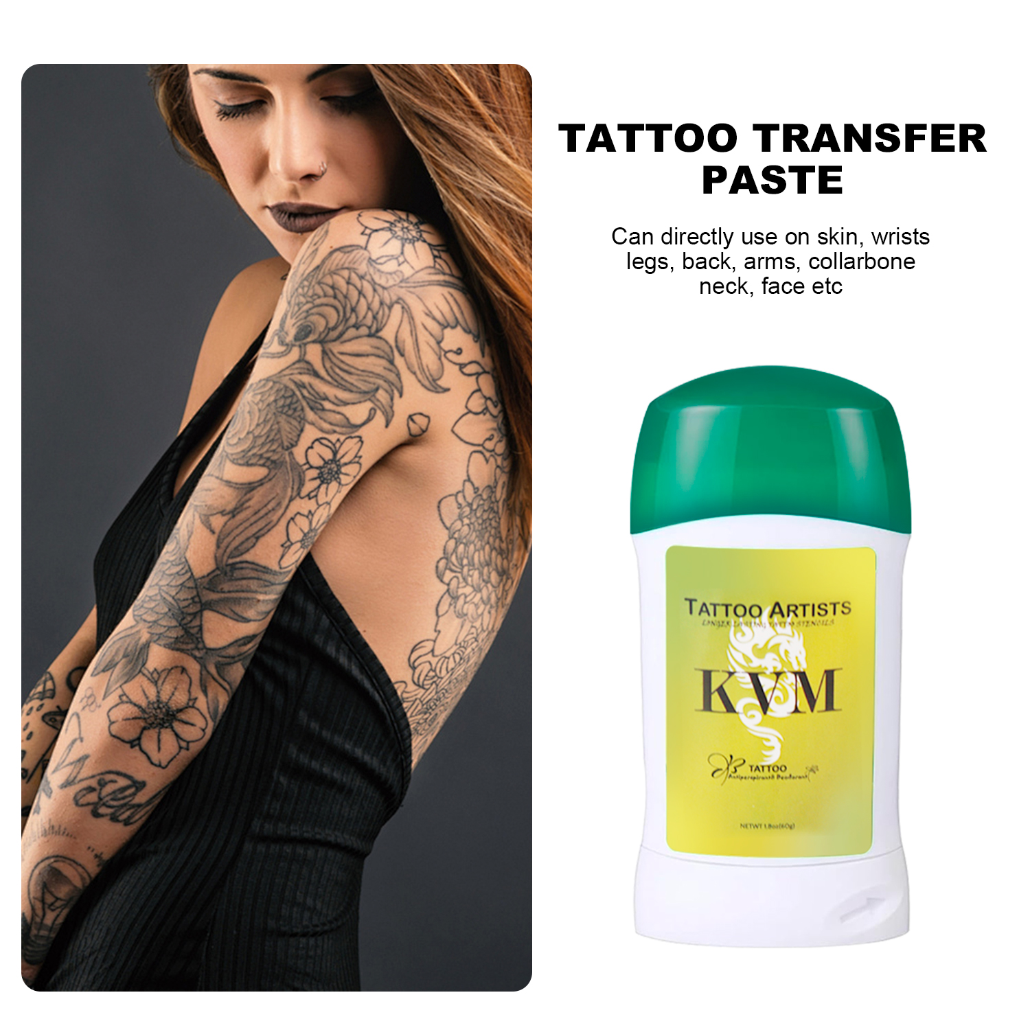 1pc Professionelle Tattoo Transfer Seife 60g Drehbare Salbe für Tattoo Transfer Papier Schablone Transfer Creme Gel Tattoo Liefert