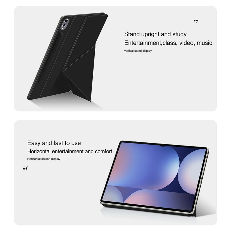 Capa magnética para samsung galaxy tab s10 ultra 14.6 s10 fe plus 13.1 "s10 + s9 + 12.4 "s9 fe 10.9 s8 s7 11 polegadas tablet capa inteligente