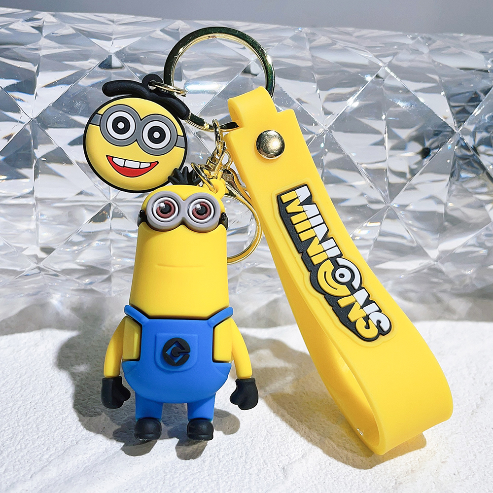 Super Cute Despicable Me Series Cartoon Model Keychain Minions Eggs Creative And Exquisite Kawaii Bag Decoration Pendant Gift