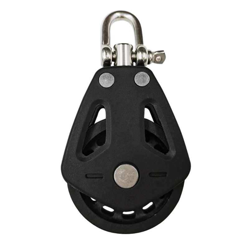 Gesekan Rendah Pulley Pulley Multipurpose Nylon Pulley Dengan Rotasi 360 Derajat