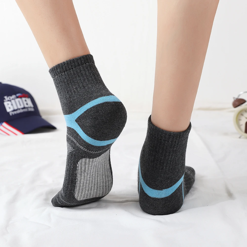 Lote de 5 pares de calcetines de algodón para calcetines crossfit hombre deportivos negros calcetines informales de verano para correr calcetín transpirable para hombre Size38-45