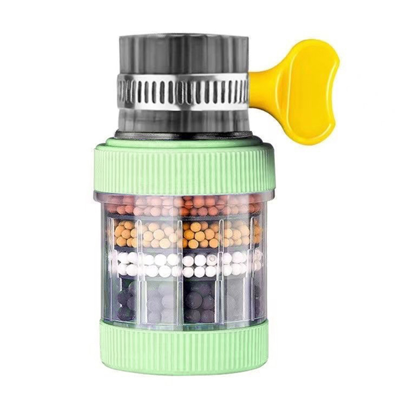 6 層水フィルタータップ浄水器蛇口キッチンアクセサリーミキサーエアレーター浴室の蛇口ノズル水ろ過システム