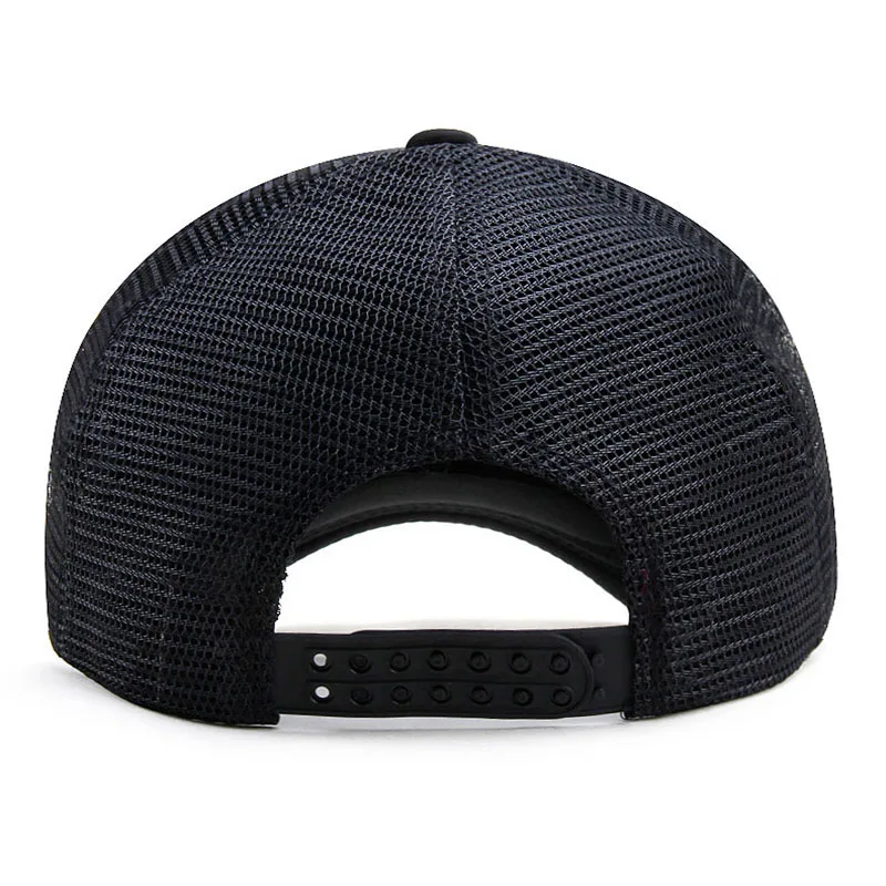 Unisex-Kappe, lässig, einfarbig, Netzstoff, Baseballkappe, verstellbare Snapback-Hüte für Damen und Herren, Hip-Hop-Trucker-Kappe, Streetwear, Papa-Mütze