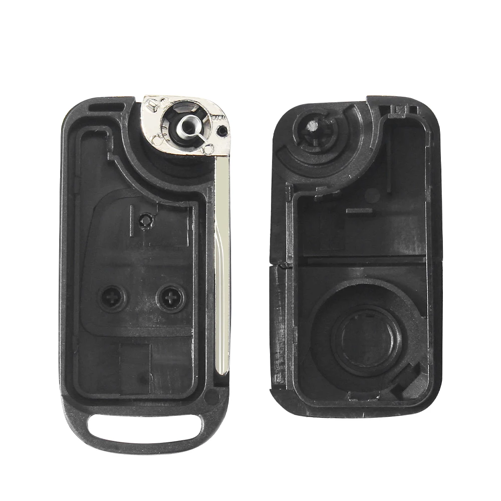 KEYYOU-aleta que dobra Shell chave remoto do carro, Benz de Mercedes, W168, W124, W202, W203, A, C, E, ML, C, CL, S, SL, SEL, SLK, e113, frete grátis