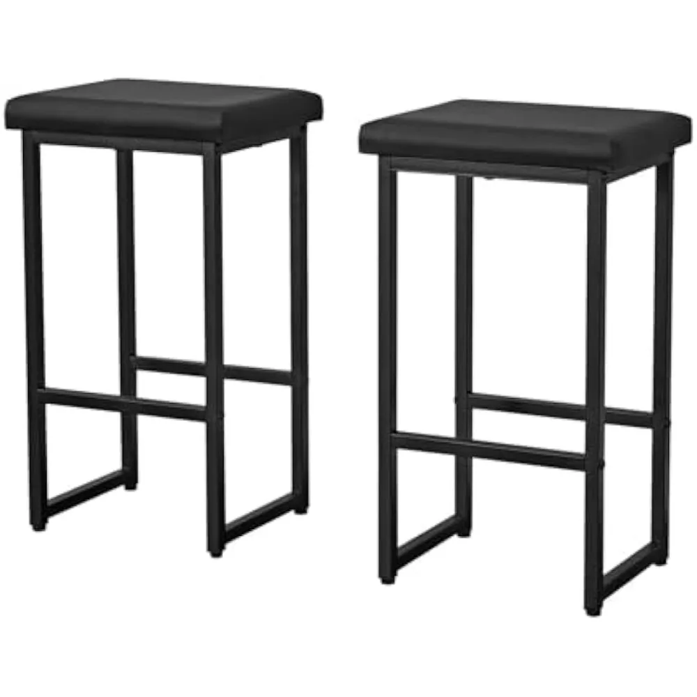 3 Piece Dining Table Set Kitchen Bar Table with Two Stool Storage Shelves Wood Counter Height Table Top with Sew Kerf