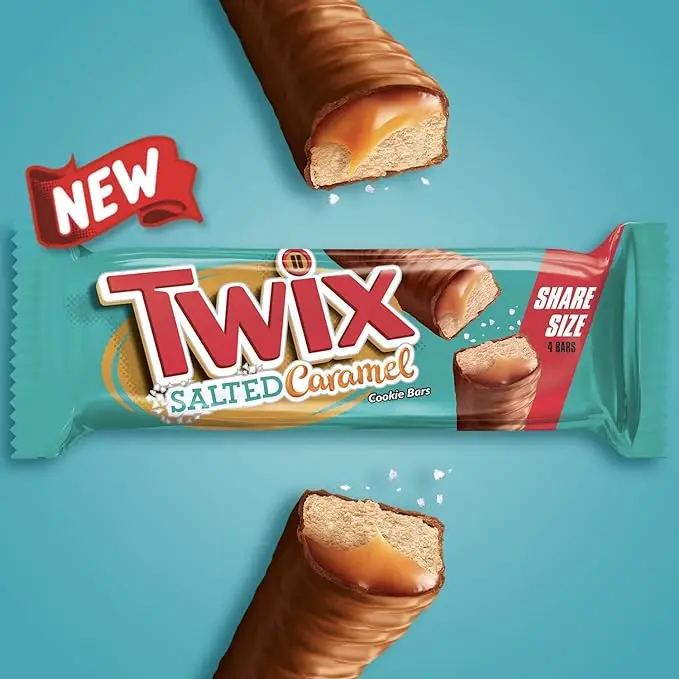 Twix Caramelo com Sal, New Flavor, 18 Unidades de 46g