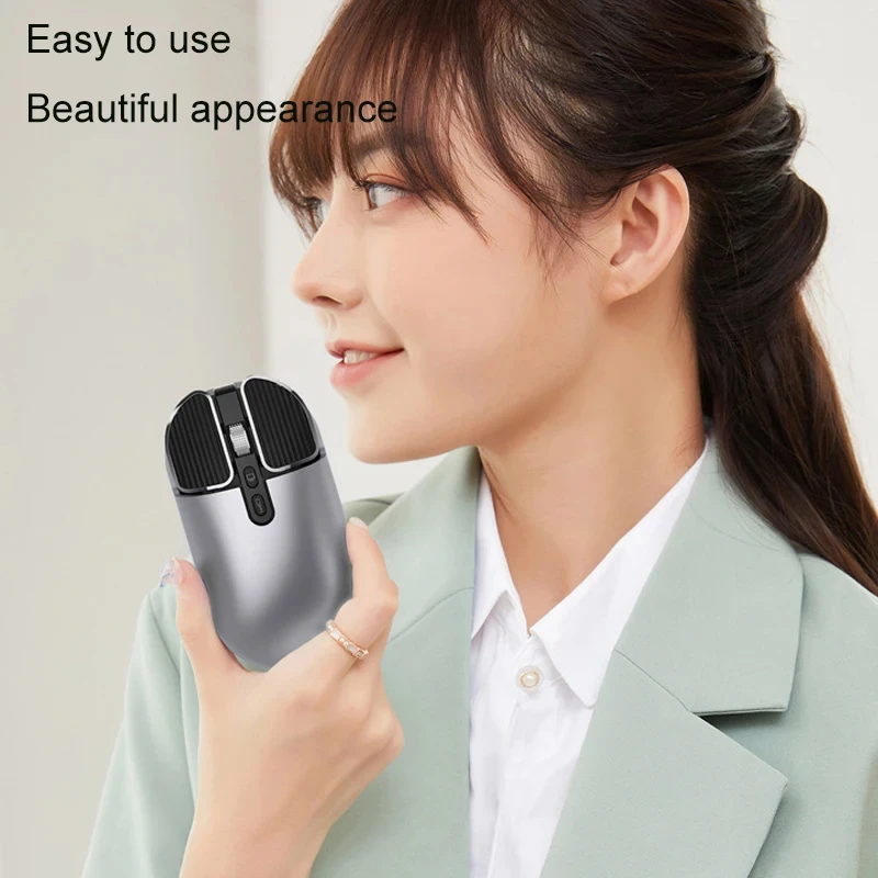 Xiaomi Wireless Mouse 2.4 GHz Anti-Slip Desktop Key 1600 DPI Adjustable USB Rechargeable Dual Model Silence Office Mouse Windows