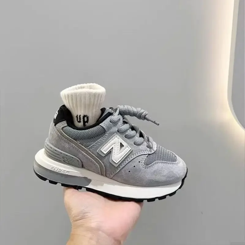 เด็กแฟชั่น Soft Sole รองเท้าผ้าใบลําลองชายหญิงแนวโน้มรองเท้าวิ่งรองเท้าเด็กรองเท้าเด็กกีฬากลางแจ้งรองเท้า