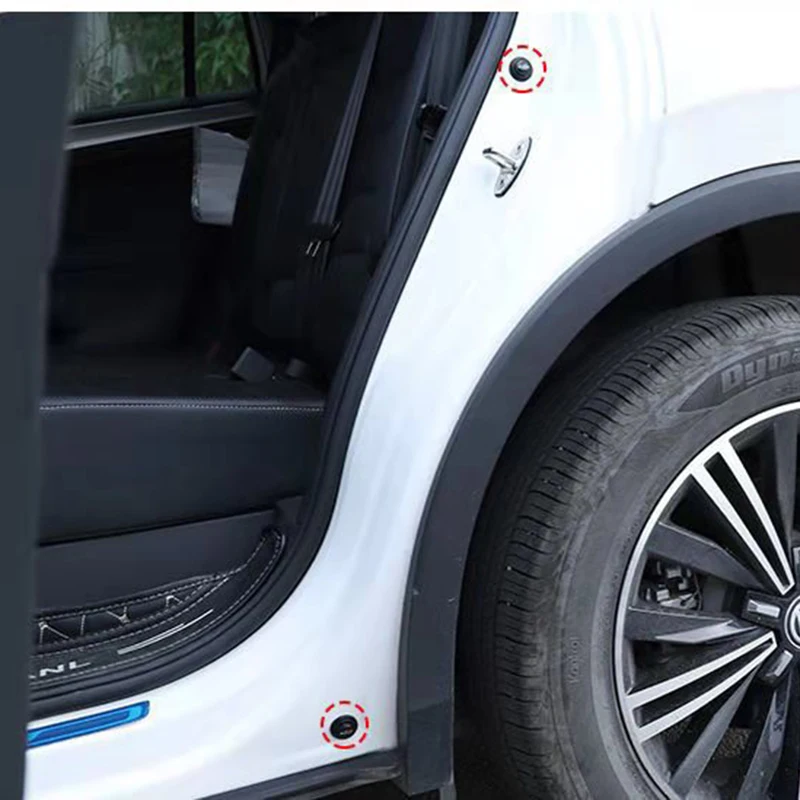 20/10 個ユニバーサル衝撃吸収ミュートショックノイズガスケットバンパープロテクター車のドアプロテクターステッカー車トラック SUV