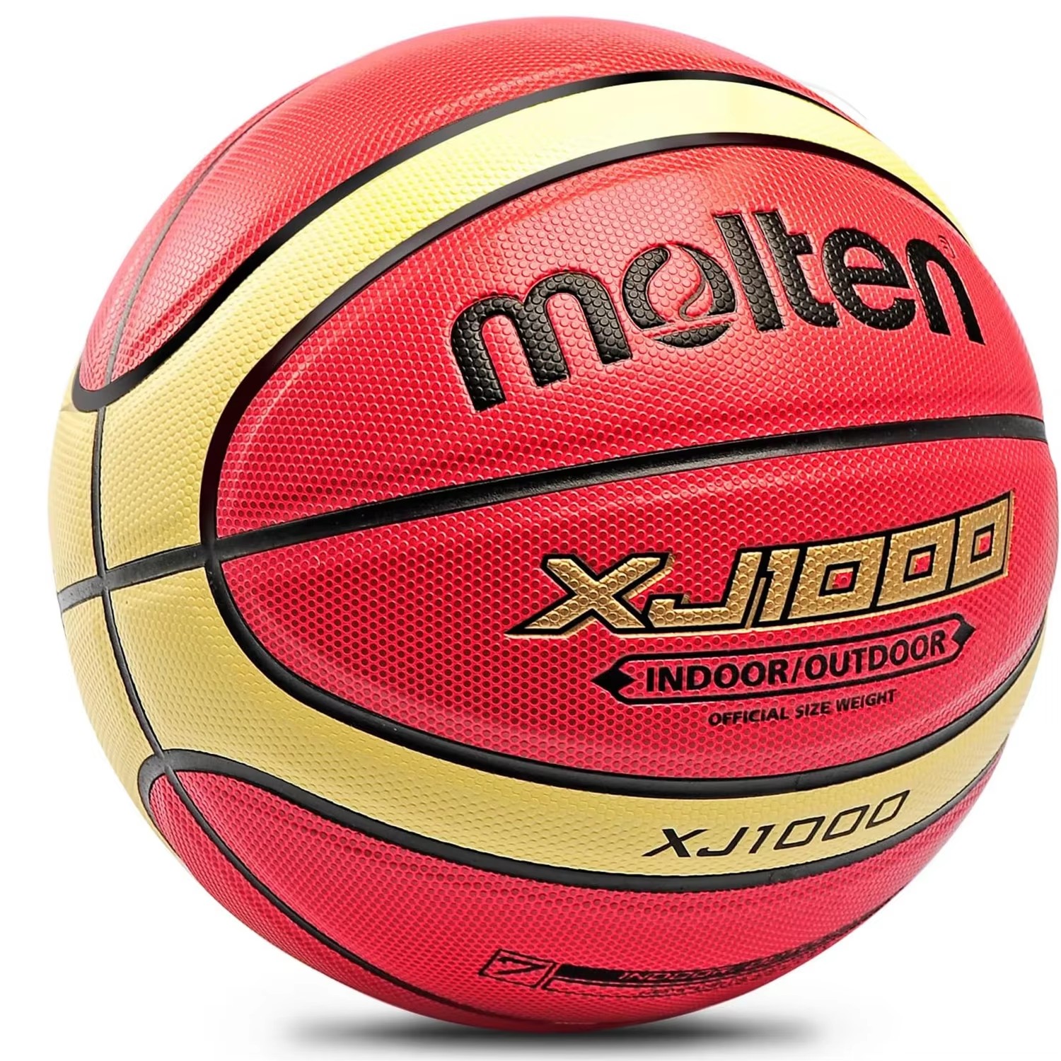 Basquete fundido XJ1000 tamanho 6, 7 treinamento interno/externo basquete de couro PU resistente ao desgaste