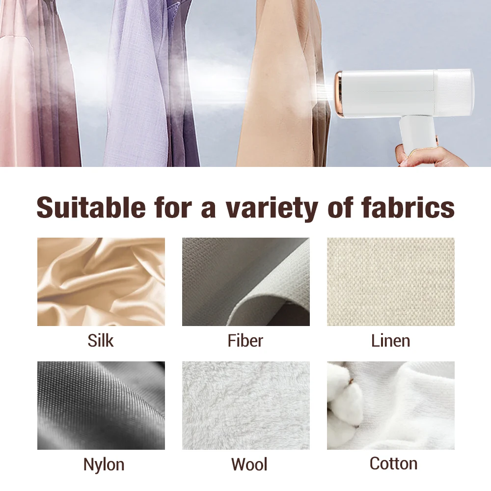 Handheld Foldable Ironing Machine Portable Small Steam 180° Flat 90° Garment Ironing for Travel and Home Use