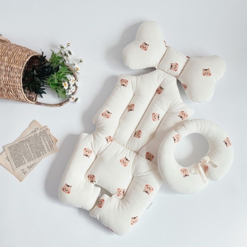 Almofada assento infantil respirável Soft Forro colchão Almofada para cadeira jantar