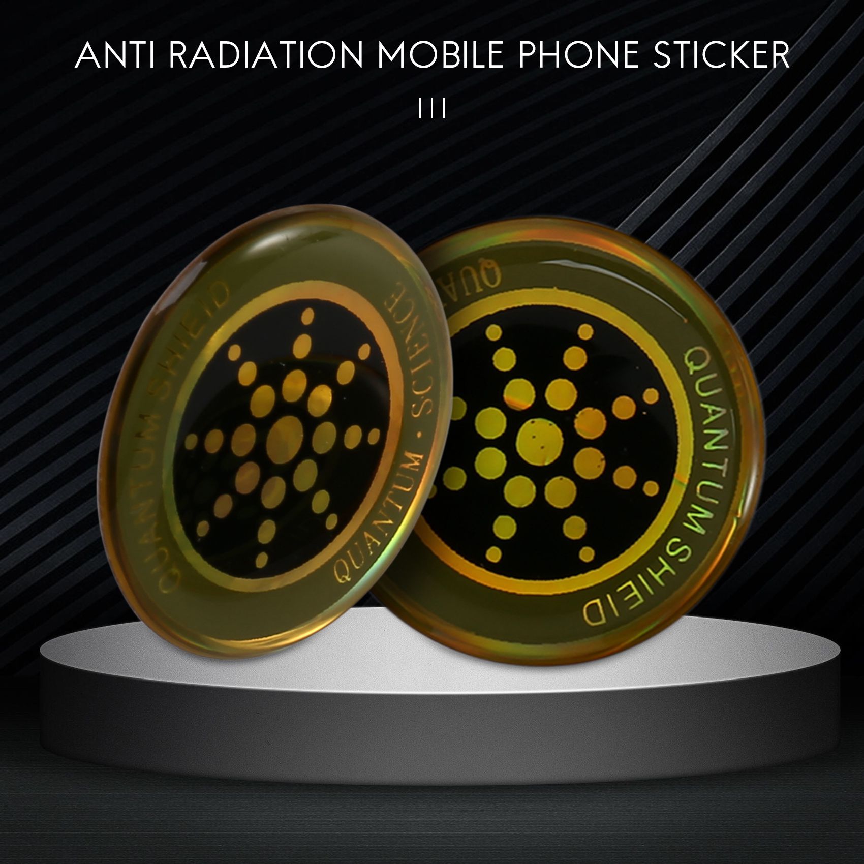 携帯電話用EMF保護ステッカー,放射線防止,iPad,ラップトップ,すべての電子機器,最新,10個
