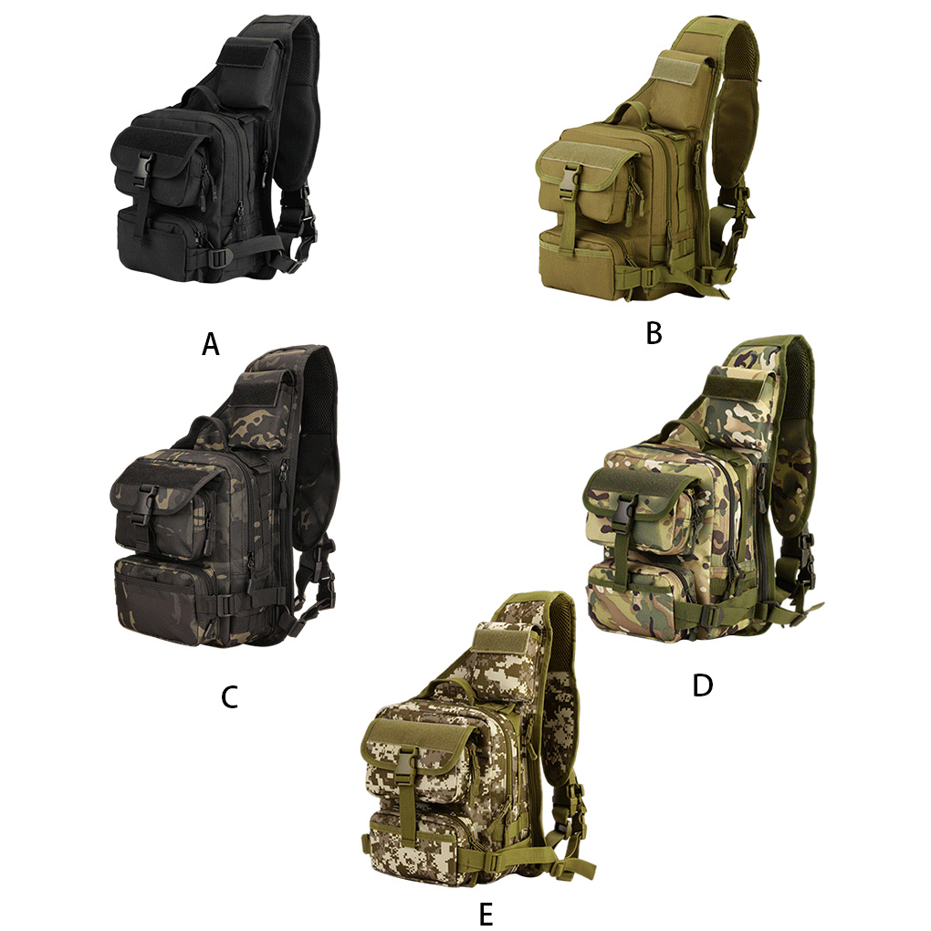 Shoulder Bag Wear-resistance Crossbody Purse Sports Supplies Chest Pack Black