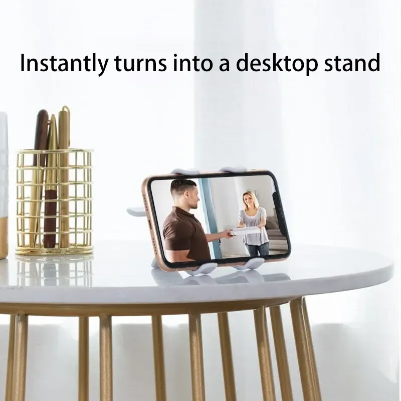 Supporto per telefono cellulare con clip a 360° Supporto portatile flessibile per letto pigro Staffa da tavolo Supporto da tavolo Base per iPhone Samsung Xiaomi