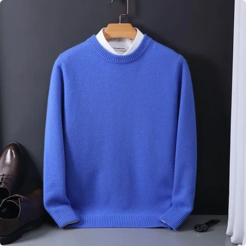 Suéter de caxemira com o pescoço, pulôveres soltos, blusa extragrande, camisa de malha, casual coreano, novo, outono, inverno, M-3XL, 2022