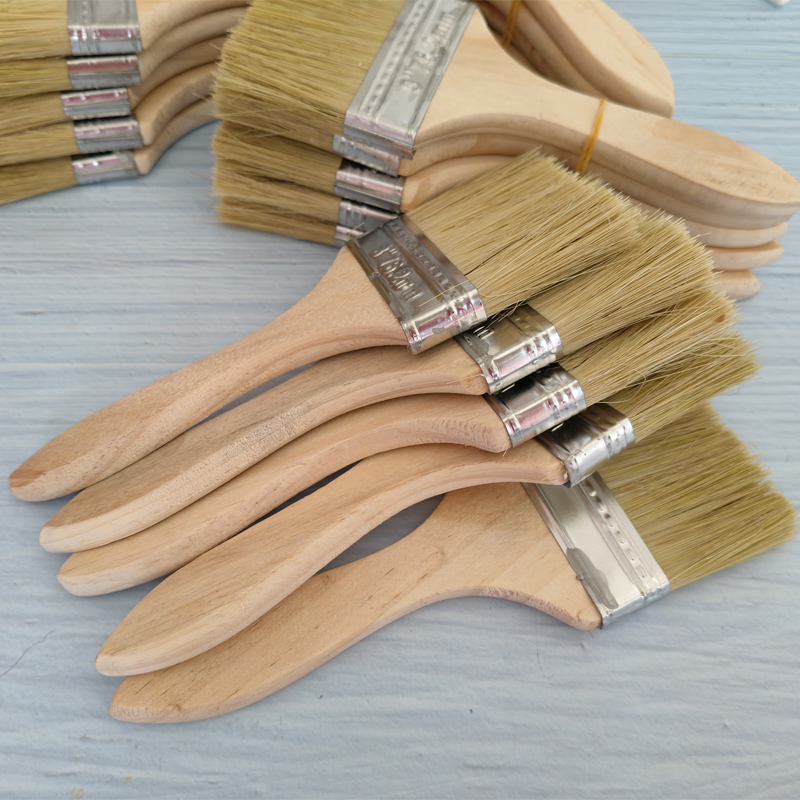 ペイントとワニスのブラシ、壁と木の絵画に最適、接着剤、ホット、20個、70mmチップ