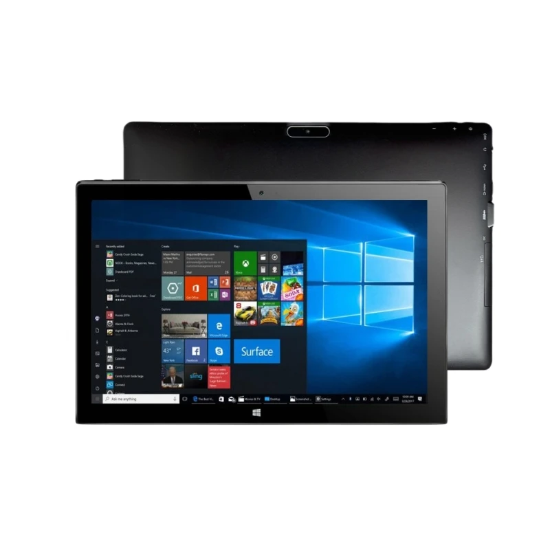 2025 Heiße Verkäufe 64Bit 10,1" Windows 10 Tablets 8 GB RAM 128 GB ROM 1*USB 3.0 Port HDMI 1920x1200 IPS Intel x5-Z8350 Dual Kamera