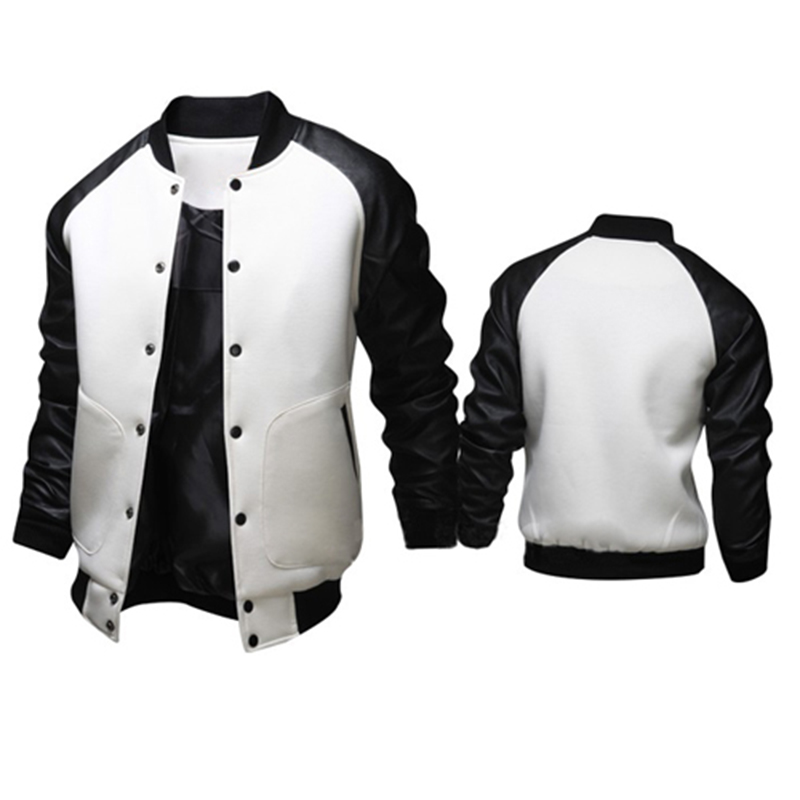 Lässige Hip-Hop-Baseball jacke Männer Mode Streetwear Patchwork Jacke Männer Chaqueta Hombre Anime