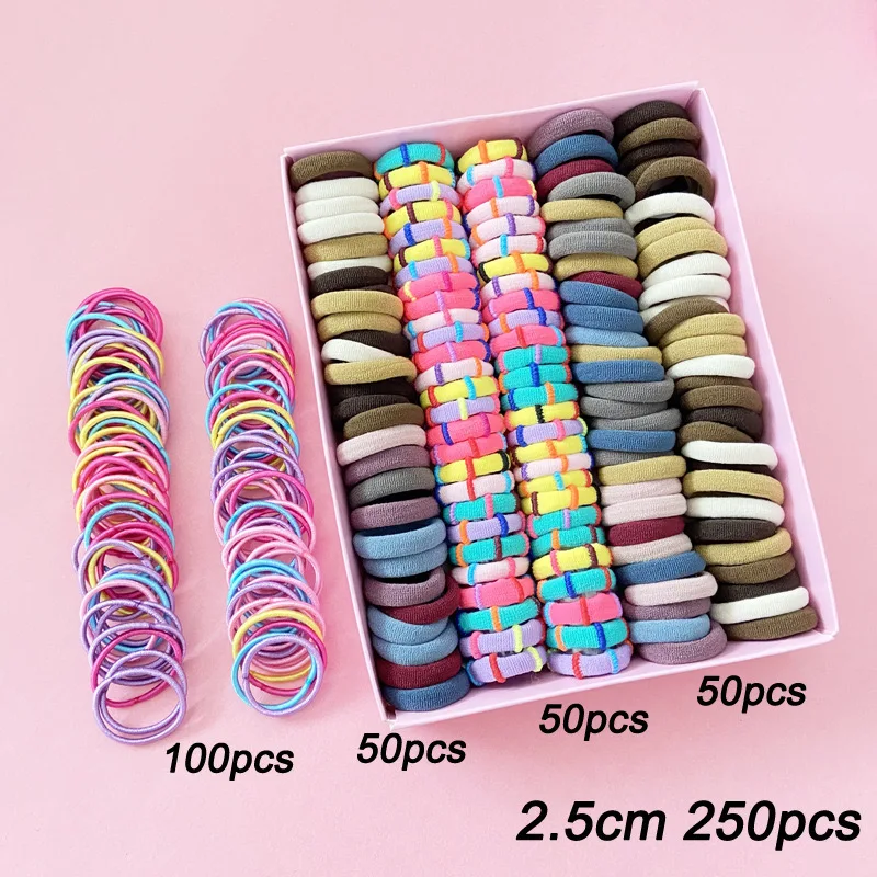 Clearance_12 pz/borsa Donne Ragazze Fasce Elastiche Per Capelli Grandi Spessi Fascette Per Capelli Senza Cuciture Nessun Danno Coda di Cavallo Titolare Fascia Per Capelli A